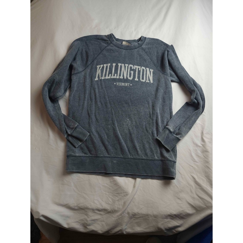 Killington‎ Vermont Sweatshirt Mens Small Gray Crew Neck Pullover Techstyles